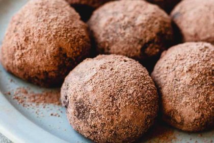 طرز تهیه موچی چیز کیک شکلاتی (موچی با مغز چیز کیک)