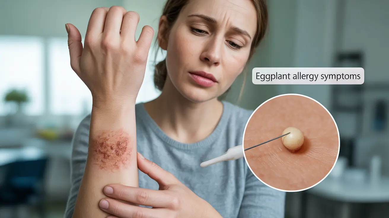 eggplant allergy symptoms diagnosis illustration 92713