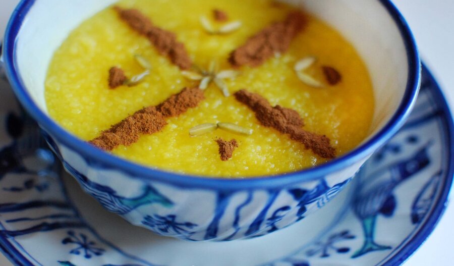 مواد لازم تهیه شله زرد نذری برای ۱ تا ۱۰۰۰ نفر فرمول کلی محاسبه شله زرد برای هر نفر